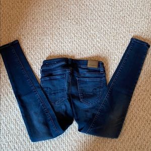 American Eagle Blue Jeggings